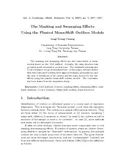 J.T.ChiangAnoutlier-generatingmodelallowsasmallnumberofobservationsfro