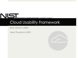 Cloud Usability Framework