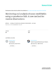 Monitoringandanalysisofoceanswellfieldsfromspace:New