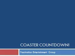 Coaster Countdown!