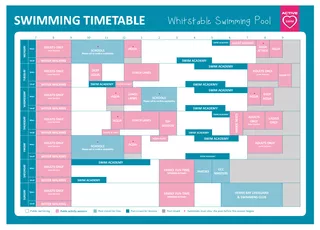 SWIMMING TIMETABLE