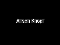 Allison Knopf