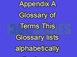 Updated  November  COUNTER Code of Practice for eResources Release  Appendix A Glossary of Terms This Glossary lists alphabetically the terms relevant to the COUNTER Code of Practice and provides a d