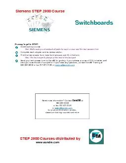 Siemens STEP 2000 Course