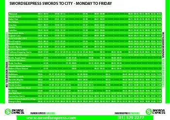 SWORDSEXPRESS TIMETABLESWORDSEXPRESS TIMETABLE FOR FUTHER INFORMATION