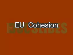EU  Cohesion