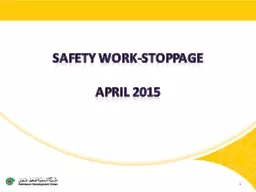 1 Safety work-stoppage