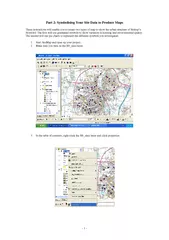 - 1 - These instructions will enable you to create two types of map to