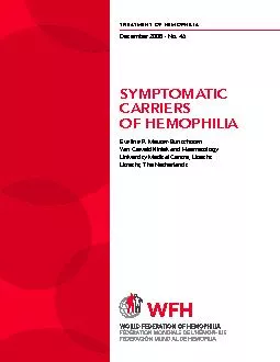 TREATMENT OF HEMOPHILIADECEMBER 2008 