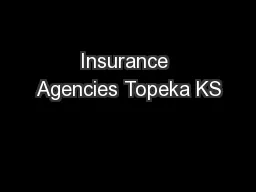 Insurance Agencies Topeka KS
