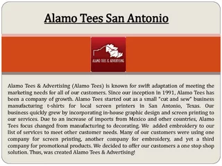 Alamo Tees San Antonio