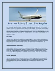 Aviation Safety Expert Los Angeles