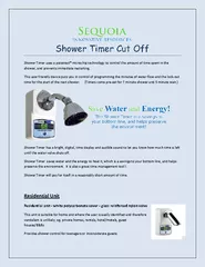 Shower Timer Cut Off