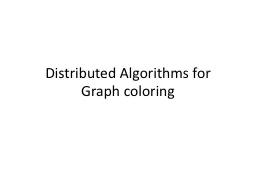 Distributed Algorithms for