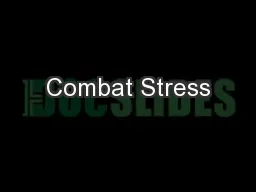 Combat Stress