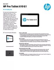 HP Pro Tablet 61