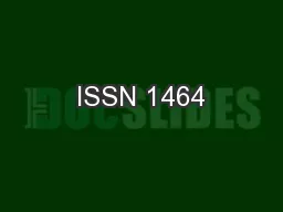 ISSN 1464