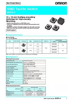SMD Tactile Switch B3FS-4