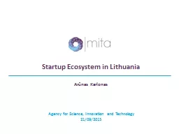 Startup Ecosystem in Lithuania