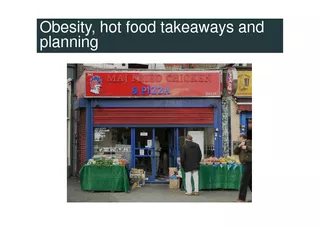 Planning and hot food takeaways
