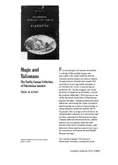 REVIEWS  Magic and Talismansthe Middle East. The collection, presently