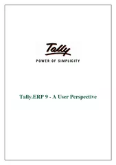 Tally.ERP 9 - A User Perspective