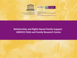 Relationship and Rights Based Family Support