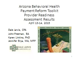 Arizona Behavioral Health Payment Reform Toolkit