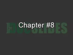 Chapter #8