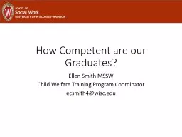 How Competent are our Graduates?