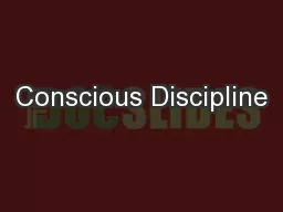 Conscious Discipline