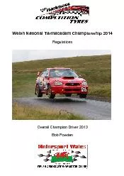 Welsh National Tarmacadam Championship 2014