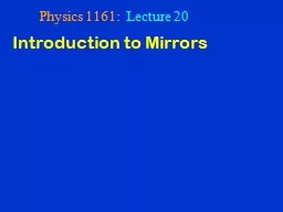 Physics 1161: