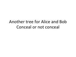 Another tree for Alice and Bob