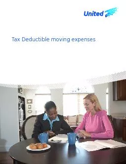 Tax Deductible moving expenses