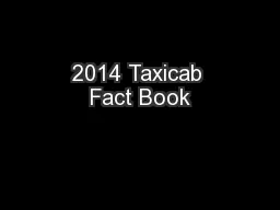 2014 Taxicab Fact Book