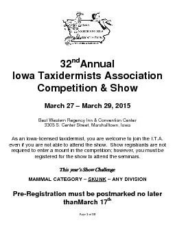Iowa Taxidermists Association