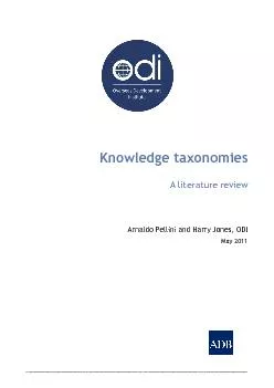Knowledge taxonomies