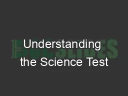 Understanding the Science Test