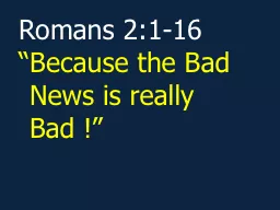 Romans 2:1-16