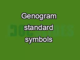 Genogram standard symbols 