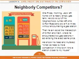Neighborly Competitors?