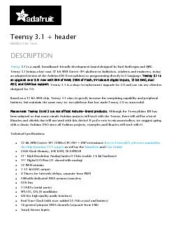 Teensy 3.1 + header