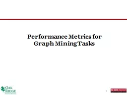 Performance Metrics for