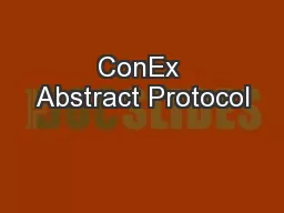 ConEx Abstract Protocol