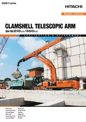 CLAMSHELL TELESCOPIC ARMAPPLICATION & ATTACHMENT