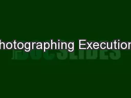 Photographing Executions