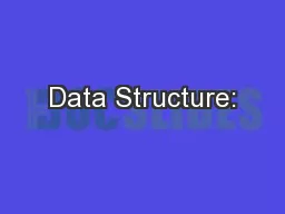 Data Structure: