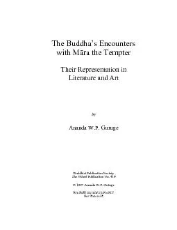 ..4IIITemptations by MŒra in Non-canonical  Buddhist Literature
.