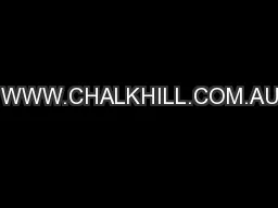 WWW.CHALKHILL.COM.AU